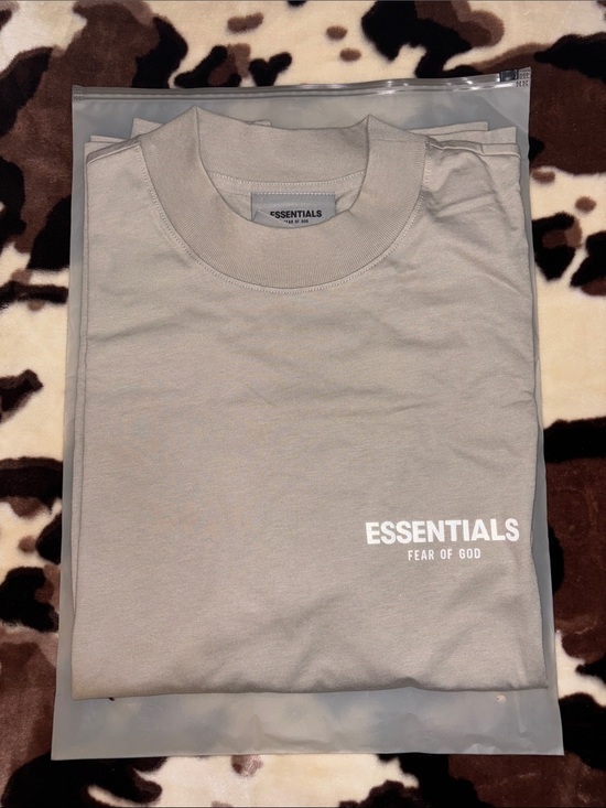 Essentials Other - ESSENTIALS Long Sleeve Crewneck T-Shirt in Tan